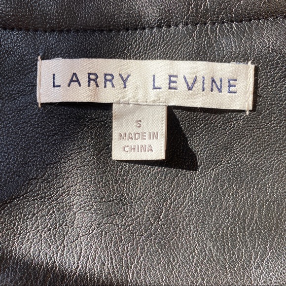 Larry Levine black vinyl jacket small - Picture 2 of 5